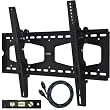 Cheetah Mounts APTMMB Wall Mount Bracket with Universal Tilt for 32-55 Flat Panel Plasma, LED, & LCD Displays