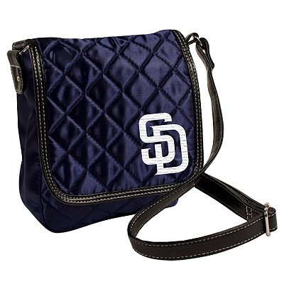 MLB San Diego Padres Quilted Purse, Navy