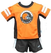 Toddler Cleveland Browns 2 Piece S/S Poly Short Set
