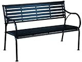 UPC 843518064450 product image for Living Accents 710.080.115 Polywood Steel Bench, Black | upcitemdb.com