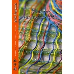 Broderies sur hydrosoluble