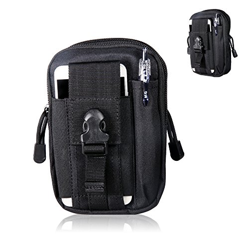 WildGrow Outdoor EDC Pouch Camo Bag Military Nylon Utility Tactical Waist Pack Fit