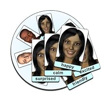 Face-cards G07A: Emotion Expression Flash Cards & CD-ROM pack