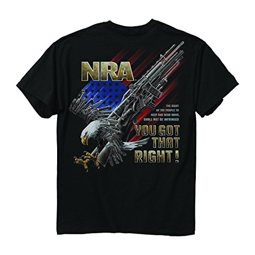 Buck Wear Men's Nra-You Got That Right T-Shirt