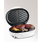 Hamilton Beach 25219 Non-Stick High Speed Grill, White by HAMILTON BEACH PROCTOR SILEX