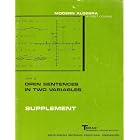 Open Sentences in Two Variables: Supplement Unit 3 (Modern Algebra: A First Course) by  J.E. Forbes and O.G. Forbes