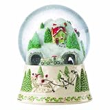 Lenox Holiday North Pole Musical Snow Globe