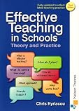 Effective Teaching in Schools Theory and Practice Third Edition