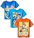 Nickelodeon Paw Patrol Toddler Boys' 3-Pack T-Shirt Shirts, Multi Colored, 3T