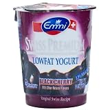 Swiss Black Cherry Yogurt - 12 yogurts, 6 oz each