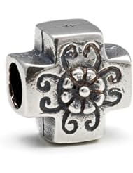 Melina World Jewellery - Christian Cross / Cruz Cristiana - 2009 - Sterling Silver 925 - Religious, Protective & Awareness Jewelry - Handmade in Greece and inspired by Olympic, Greek and Mediteranean history and motives. Beads fits Biagi. Chamilia, Pandora and Trollbeads etc.