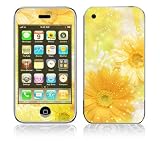 Yellow Flowers Decorative Skin Cover Decal Sticker for Apple 3G iPhone / iPhone 3GS 3G S