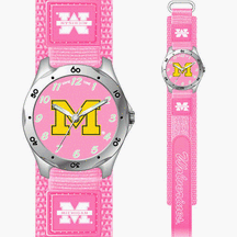 Michigan Wolverines NCAA Pink Women's Future Star Series Watch from Game Time