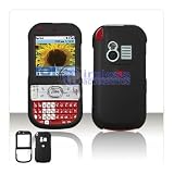 Rubber Feel Black Hard Case Cover for Palm Centro PDA SNAP-ON Protective [Beyond Cell Packaging]