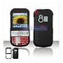 Rubber Feel Black Hard Case Cover for Palm Centro PDA SNAP-ON Protective