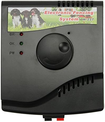 Yoyoflyer Underground Radio Wireless Electric Dog Fence Containment System with 2 Dog Collar