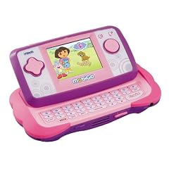 VTECH 80-115854 - MobiGo Lernkonsole TFT-Touch Display pink inklusiv Lernspiel Dora