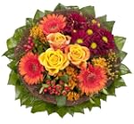 Blumenstrau�  "F�llhorn" mit orangen...