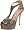 Pour La Victoire Women's Ilena Platform Sandal,Pewter Metallic Snake,5 M US