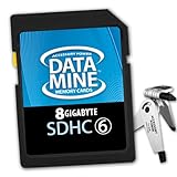 DataMINE 8GB SDHC Class 6 Memory Card Featuring DataSAFE Technology for your Casio / Samsung / Pentax Digital Camera ***Includes Mini Tripod