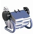 Farbige Rollkartei f�r bis zu 400 Visitenkarten (67x102mm) Blau