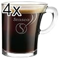 4 x SENSEO Design Glas Tasse 180ml