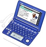 CASIO Ex-word 電子辞書 XD-A4800BU ブルー 高校生学習モデル ツインタッチパネル 音声対応 120コンテンツ 日本文学300作品/世界文学100作品収録 Blanview (ブランビュー)カラー液晶 搭載