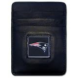 NFL New England Patriots Executive Leather Money Clip Cardholder