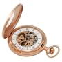 Charles-Hubert, Paris Rose Gold-Plated Mechanical Pocket Watch