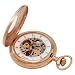 Charles-Hubert, Paris Rose Gold-Plated Mechanical Pocket Watch