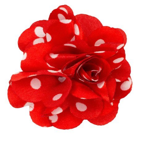 Men's Polka Dot Lapel Flower Pin