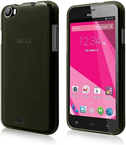 Cbus Wireless Matte Finish TPU Rubber Gel Case / Cover for BLU Studio 5.0 CE / Studio 5.0 C - Semi Transparent Black