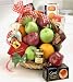 Same Day Flower Delivery Fruit and Gourmet Basket for Sympathy
