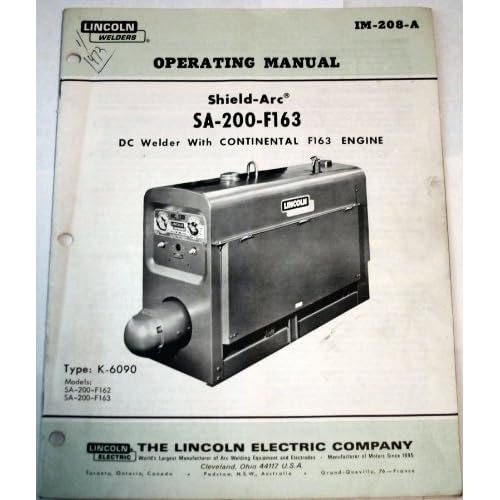 Lincoln Sa 200 Manual