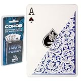 Copag 1546 BLUE Poker Regular 100% plastic playing card deck