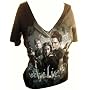 Twilight Ladies Shirt/Top - Low Cut Group Shot (Black)