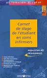 Carnet de stage de l\'étudiant en soins infirmiers