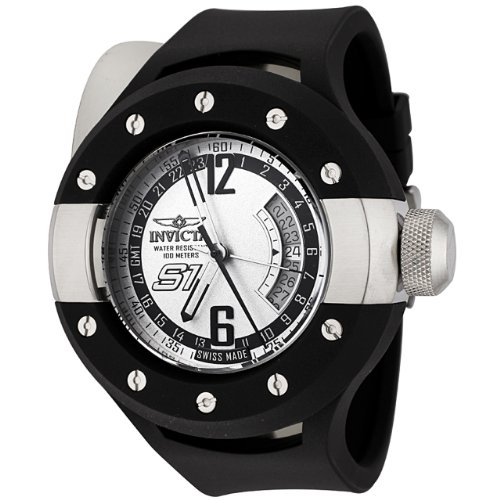 Invicta Men's 6848 S1 Collection Rally GMT Black Rubber Watch