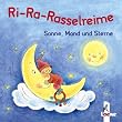 Sonne, Mond und Sterne (Pappbilderbuch mit integriertem Rasselelement)