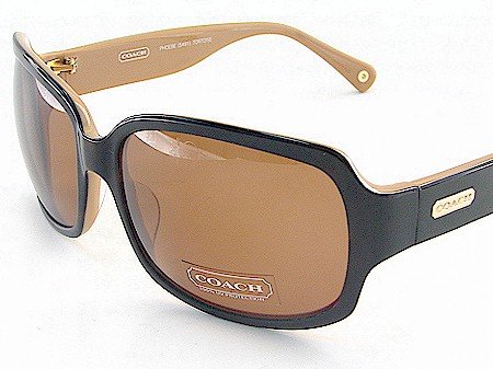 Coach Phoebe Tortoise Frame Sunglasses