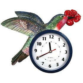 Company's Coming! CLK-005 Hummingbird Wall Clock