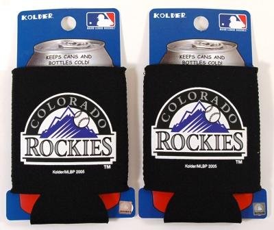 SET OF 2 COLORADO ROCKIES CAN KADDY KOOZIES