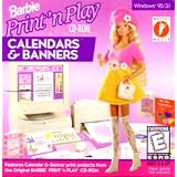 Barbie Print 'n Play Calendars and Banners (輸入版)
