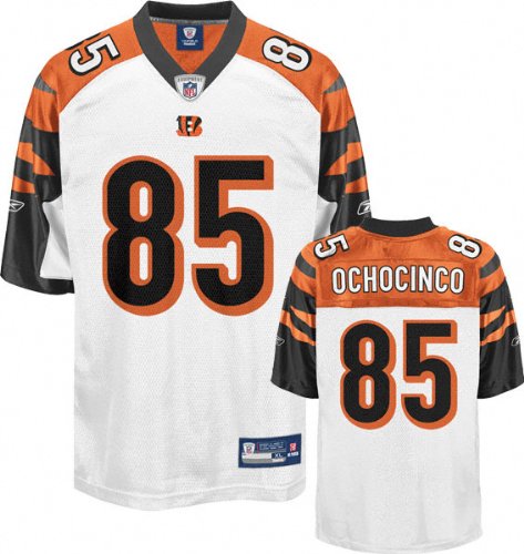 Chad Ochocinco Cincinnati Bengals White NFL Replica Jersey - Small