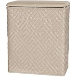 Upright Hamper - Linen (Linen) (23.125H x 11W x 19.25D)
