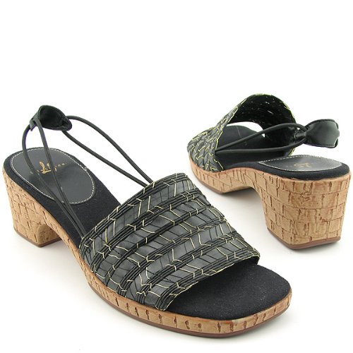 Life Stride Juanita Slingbacks Shoes Black Womens
