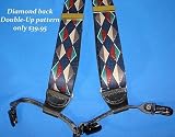 Beautiful Diamond-back Pattern Dual Clip Holdup Suspenders