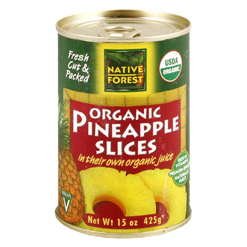 Native Forest Organic Pineapple Slices, 15-Ounce Cans (Pack of 12) by Native Forest