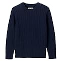 Boys' Cherokee&reg; Cable Crew Sweater - Navy
