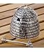 BEEHIVE HONEY JAR - SILVER PLATED BEEHIVE HONEY JAR